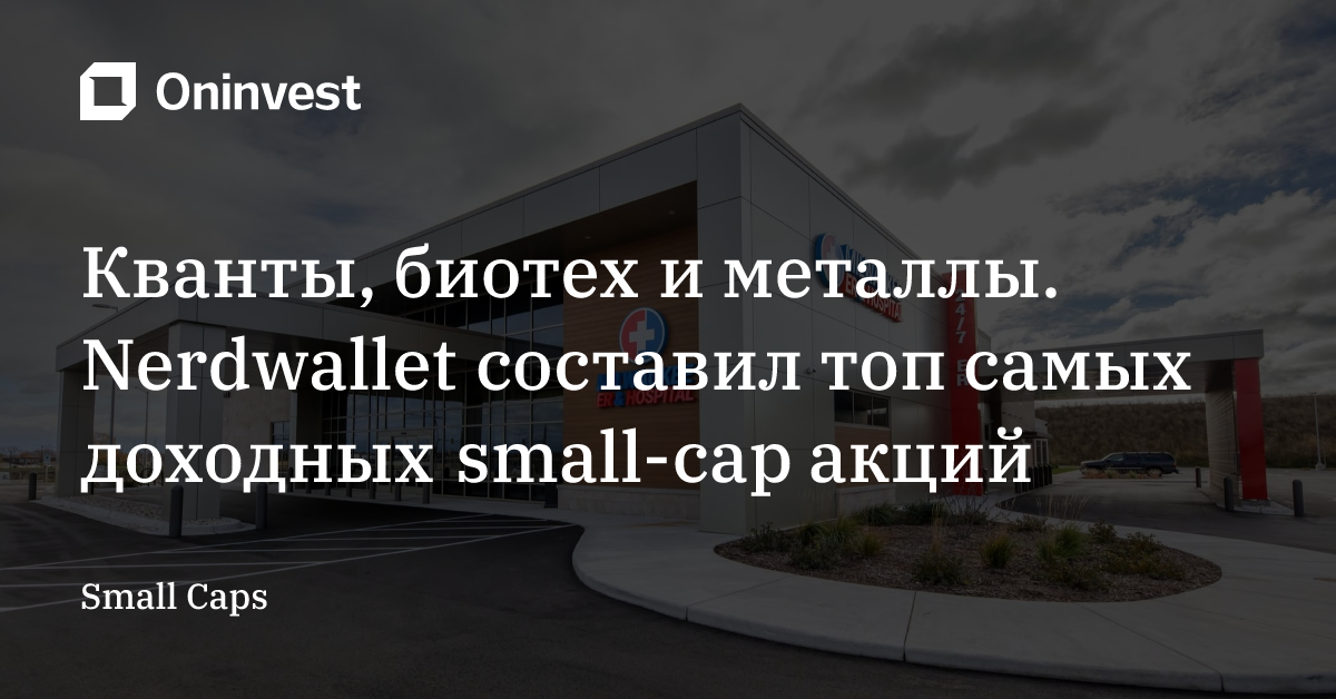 Кванты, биотех и металлы. Nerdwallet составил топ самых доходных small-cap акций – Oninvest
