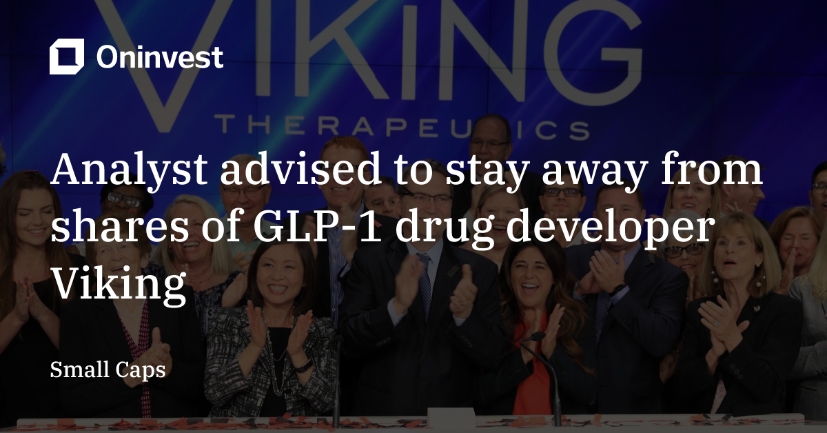 viking therapeutics dark horse glp-1 Analyst advised to stay away from shares of GLP-1 drug developer Viking –  Oninvest