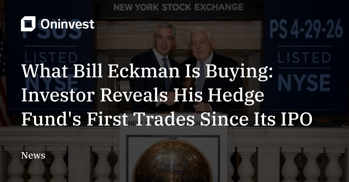 What Bill Eckman Is Buying: Investor Reveals His Hedge Fund's First ...
