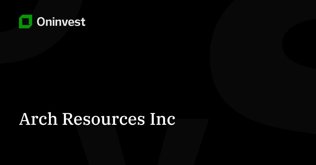Arch Resources Inc Stocks - ARRHW rate on the chart online today: price ...