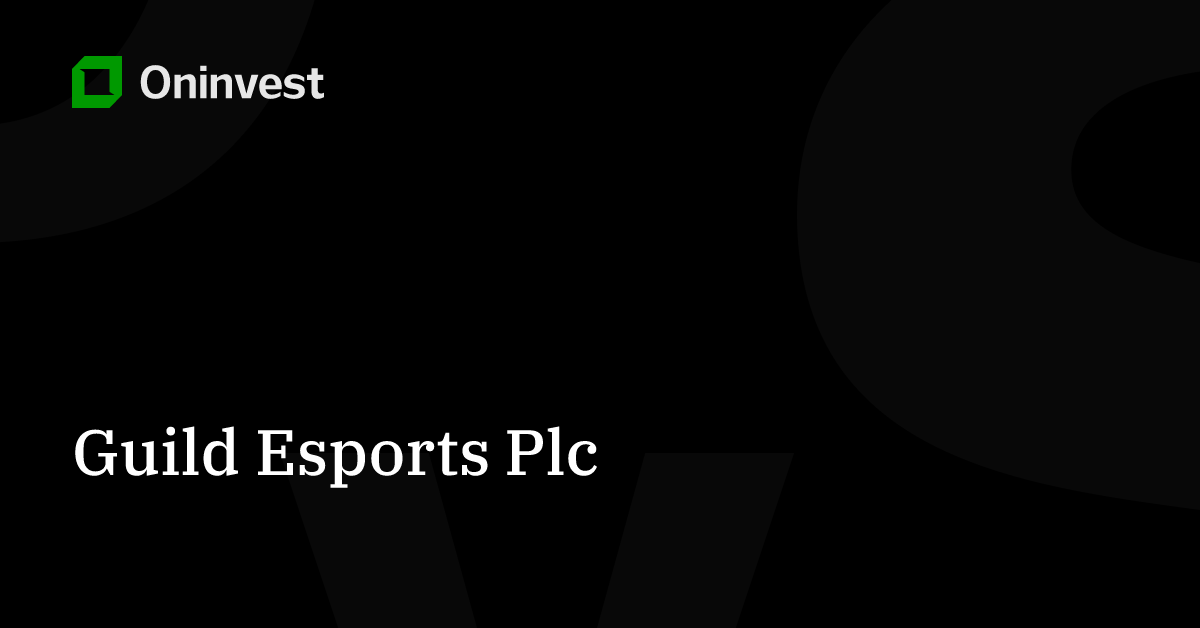 Guild Esports Plc Stocks - GILD.L rate on the chart online today: price ...