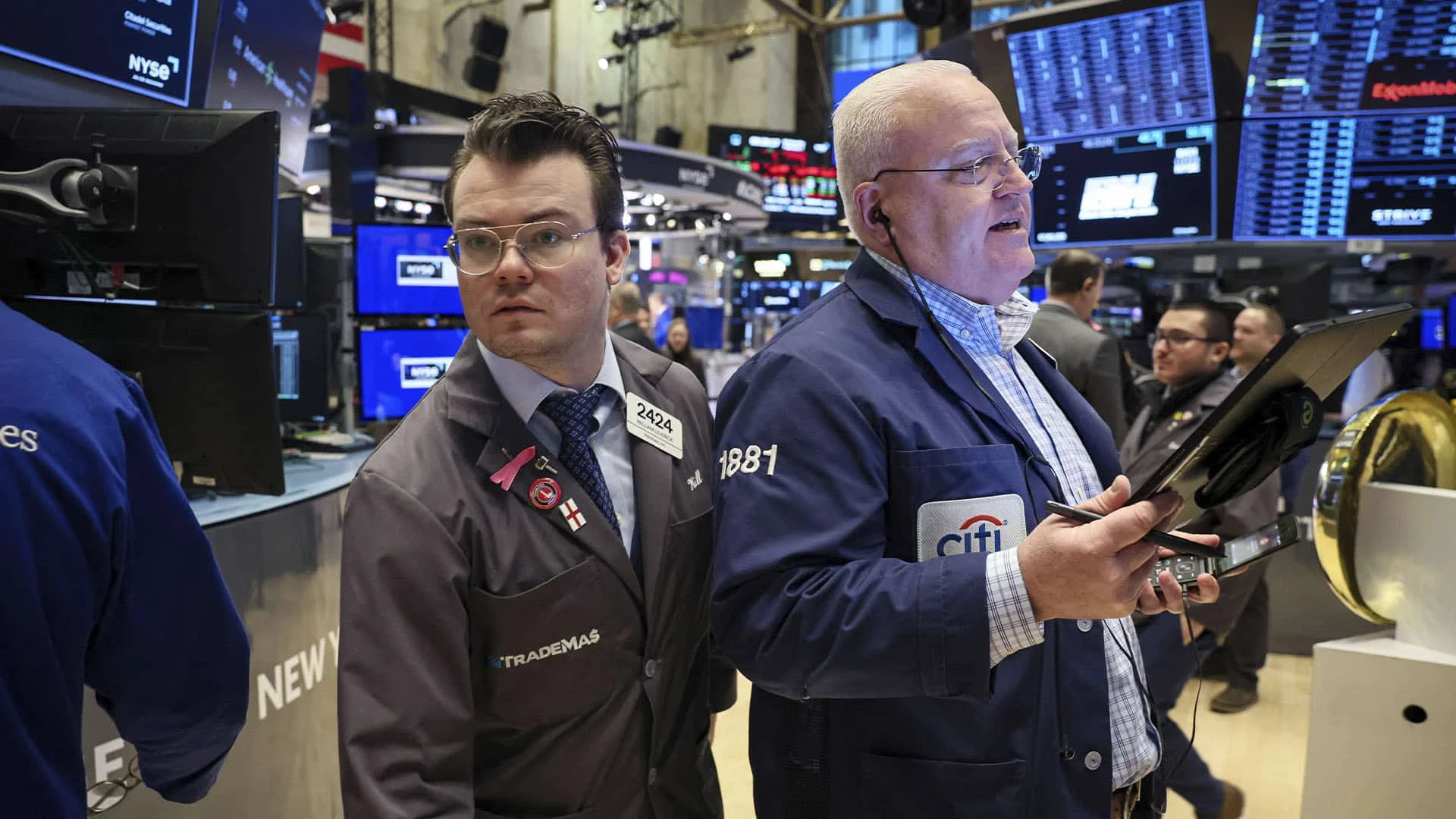 Трейдеры работают на Нью-Йоркской фондовой бирже / Фото: Reuters