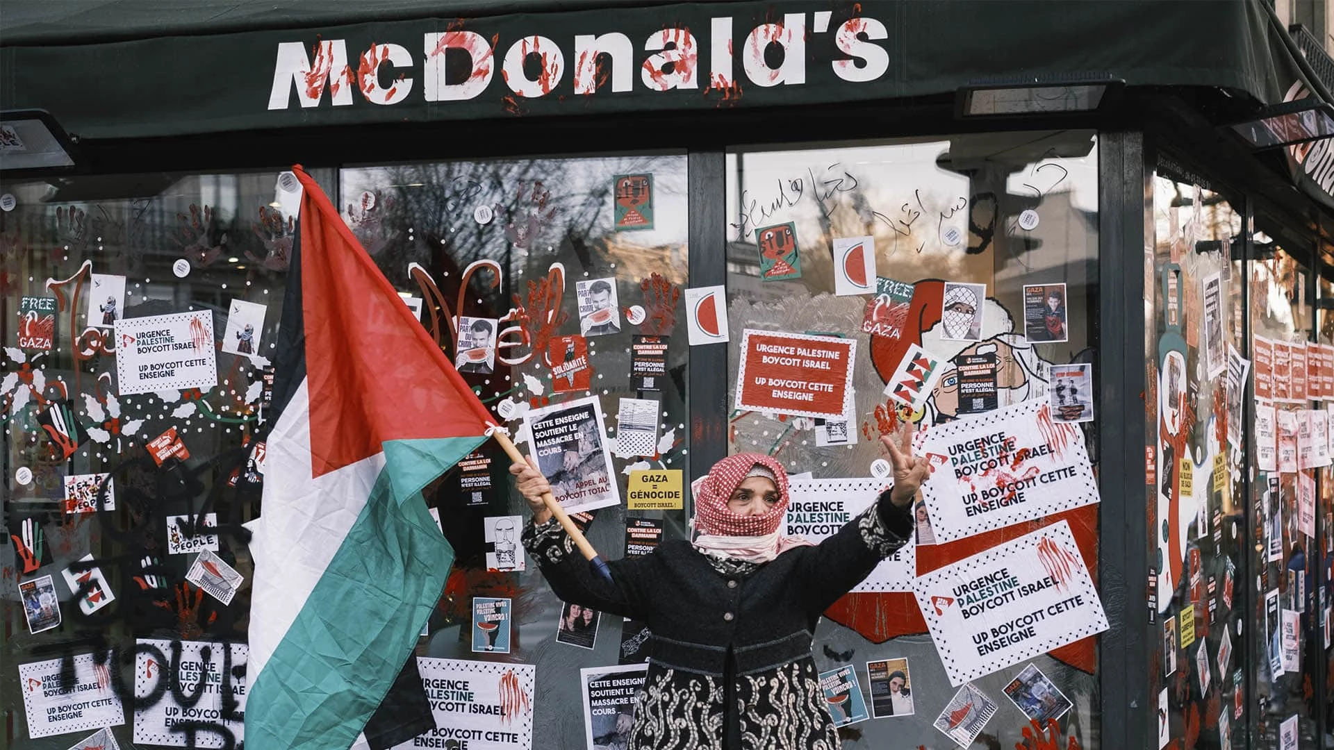 Пропалестинская демонстрация в Париже / Фото: Anna Margueritat, Hans Lucas/Reuters