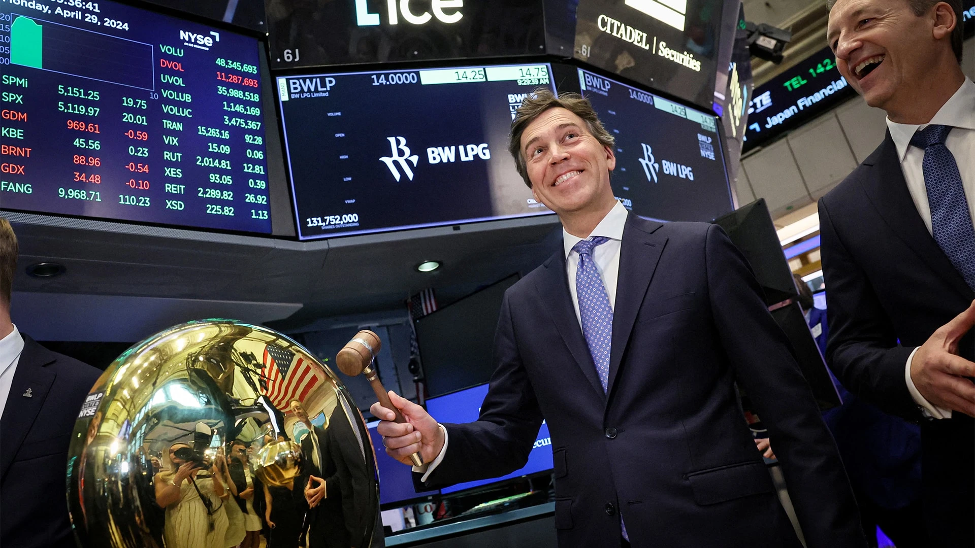 Компании в апреле привлекли $5,7 млрд на листингах в США / Фото: Reuters Brendan McDermid