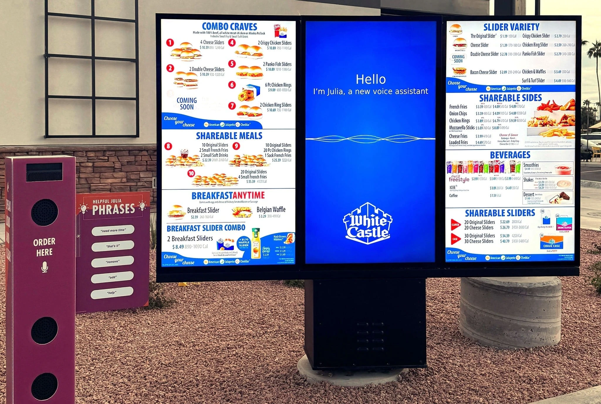 На фото голосовой ассистент SoundHound AI для приема заказов в ресторане быстрого питания / Фото: соцсети SoundHound