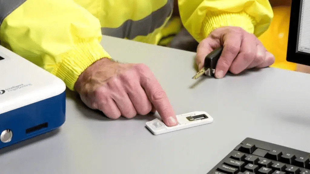 INBSs screening uses sweat from fingertips to test for common drugs / Photo: Intelligent Bio Solutions