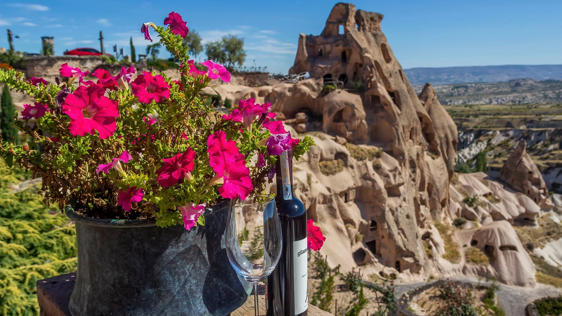 В Каппадокии можно не только полетать на воздушных шарах, но и насладиться вином Фото: shutterstock