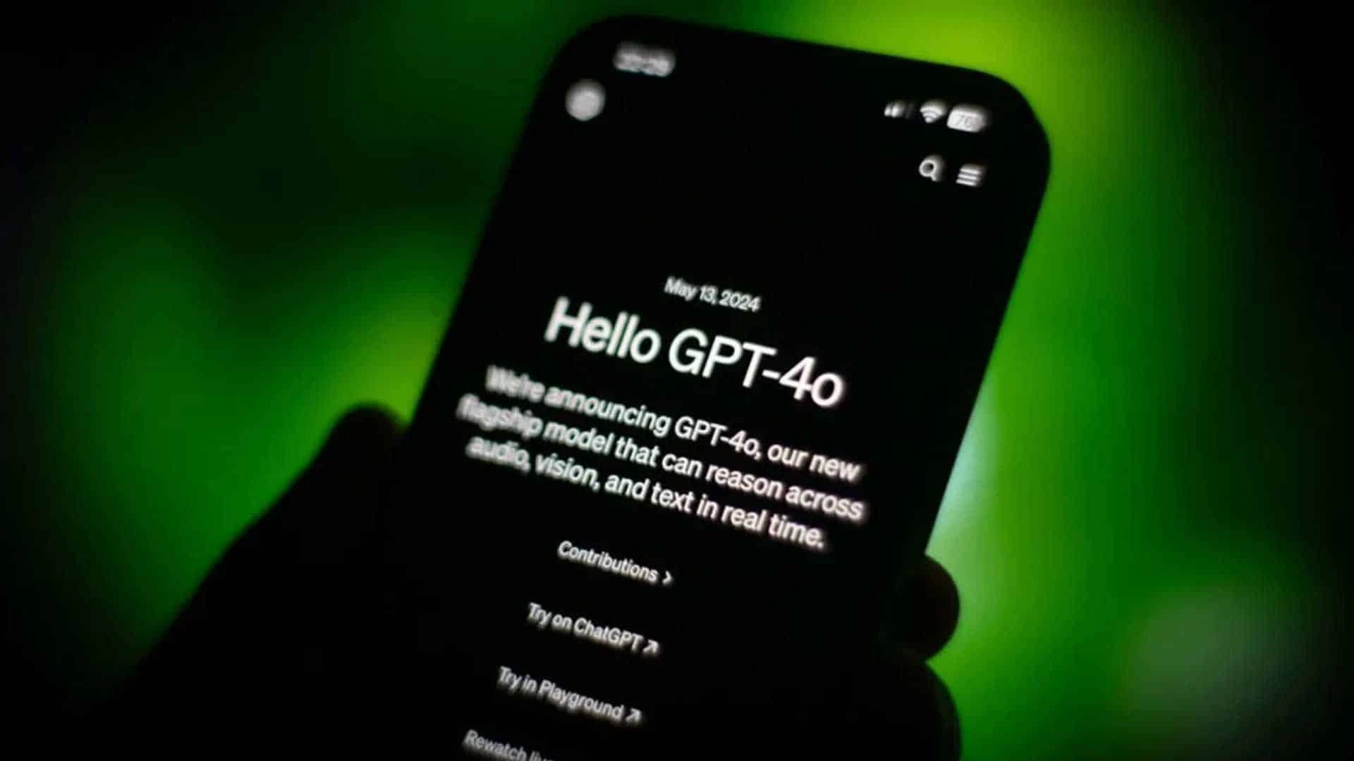 Функцию голосового помощника OpenAi представила в мае этого года на презентации новой ИИ-модели GPT-4o / Фото: Jaap Arriens/Reuters