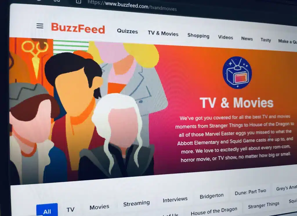 С начала года акции BuzzFeed выросли на 182% / Фото: «Курсив»