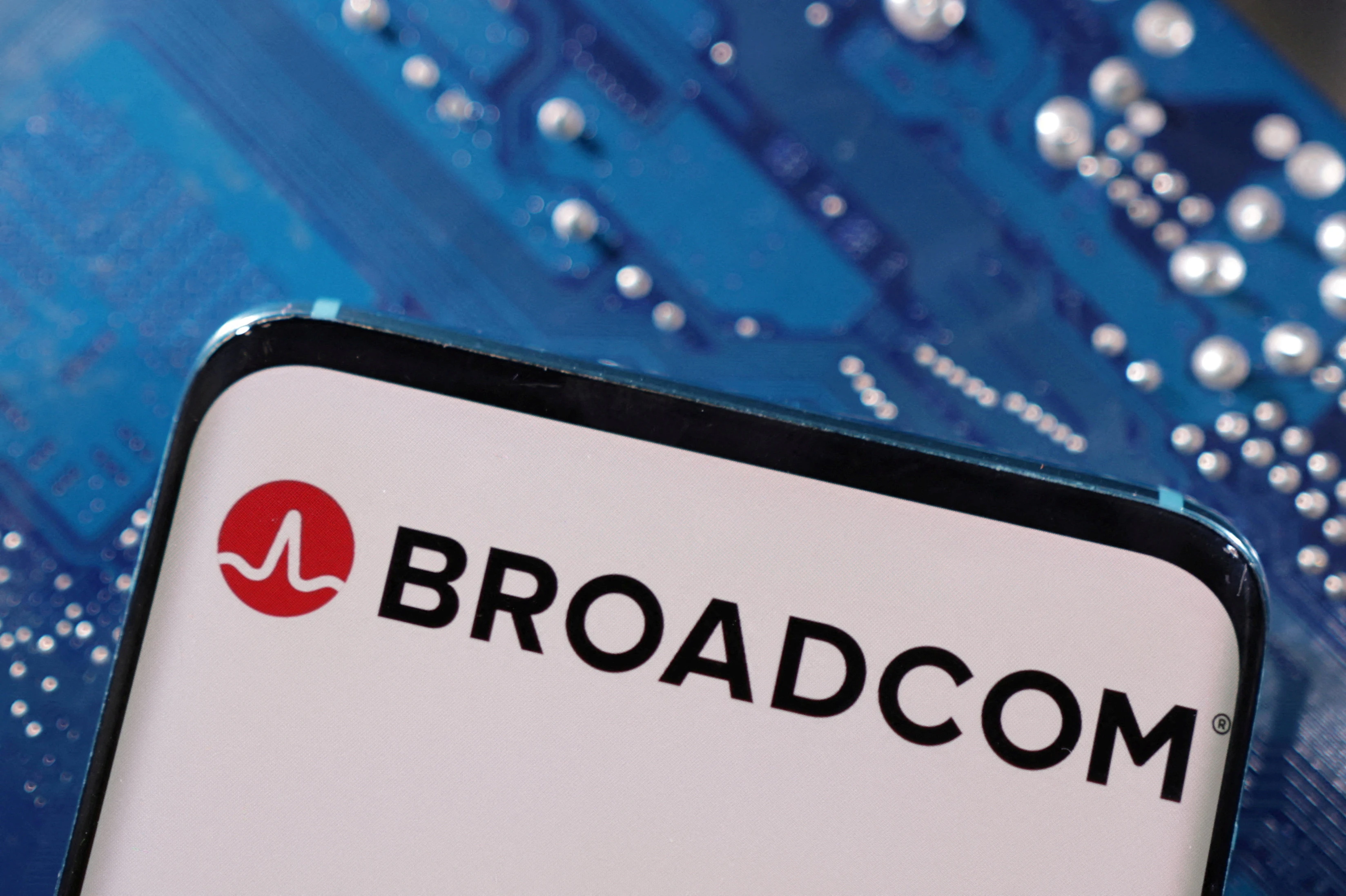 Акции Broadcom упали на 7% из-за прогноза выручки за текущий квартал ниже ожиданий Уолл-стрит / Фото: Reuters /Dado Ruvic