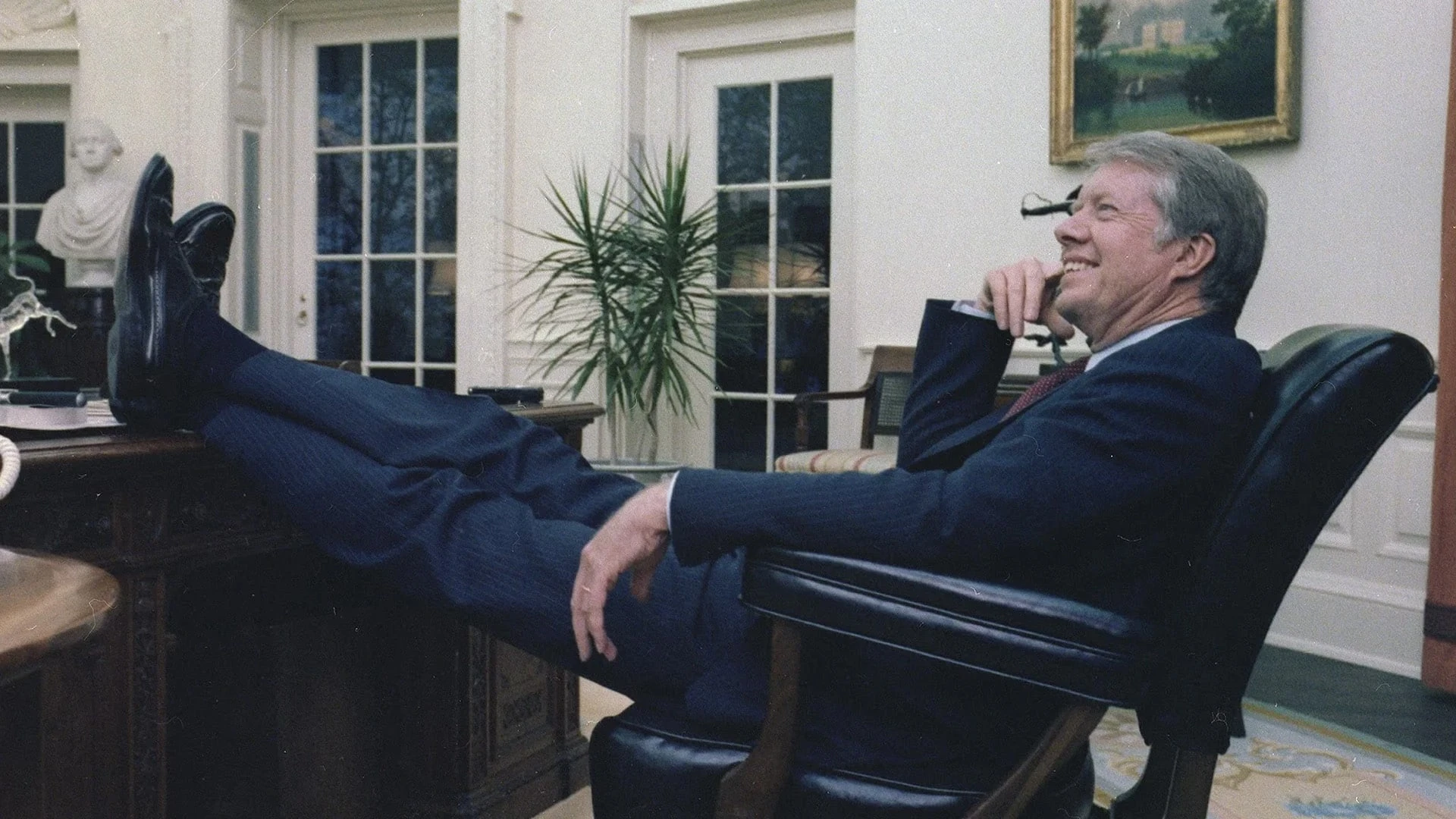 Джимми Картер в овальном зале. 18 апреля 1978 года/HUM Images/Universal Images Group/Getty Images