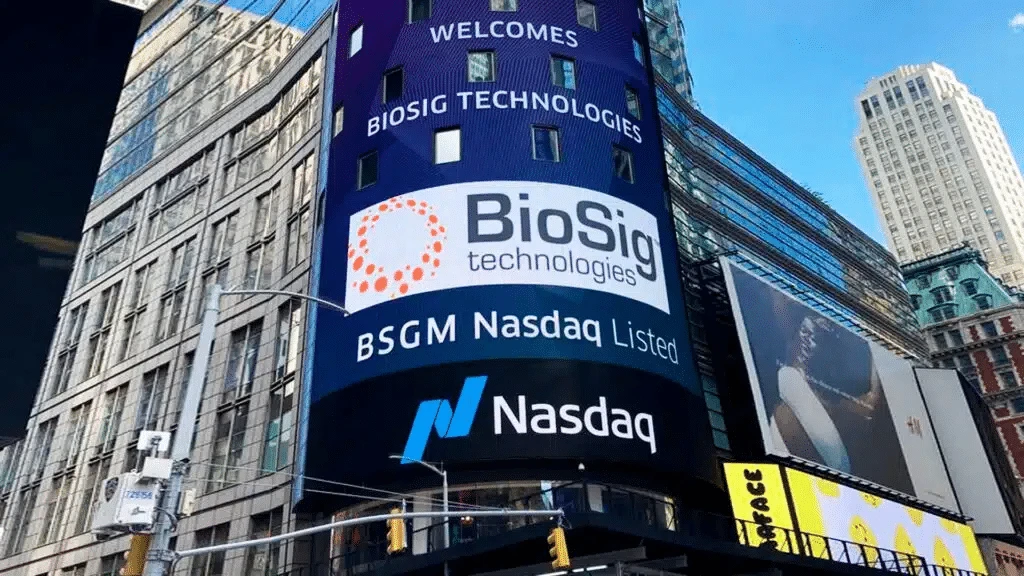 BioSig shares will return to Nasdaq’s main exchange today / Photo: LinkedIn/BioSig Technologies Inc.