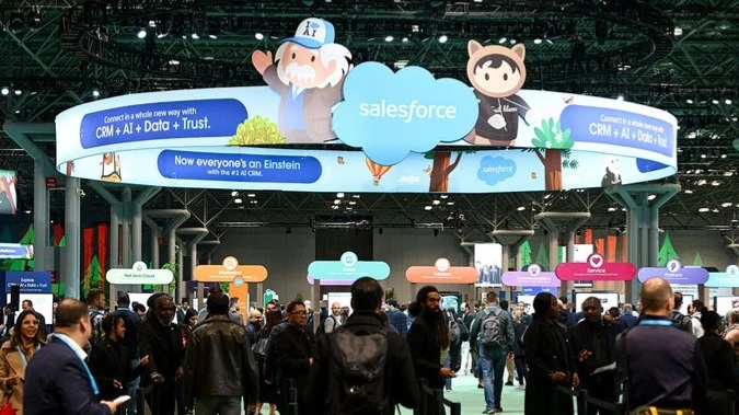 Акции компании после слабого отчета снизились на 4% / Фото: Salesforce