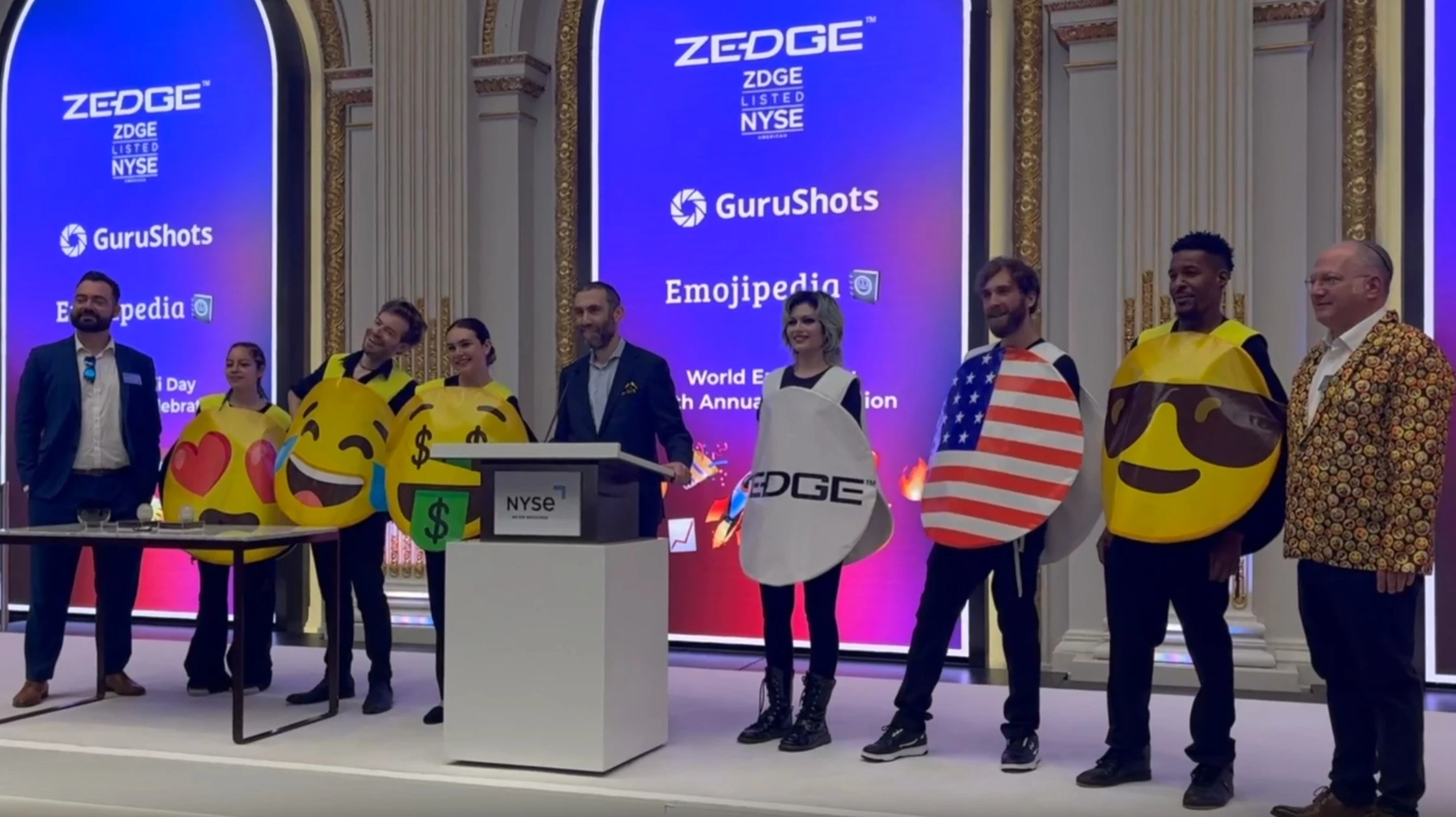 Shares of Zedge, the company that runs an emoji encyclopedia, took a hit due to concerns over TikTok’s future.