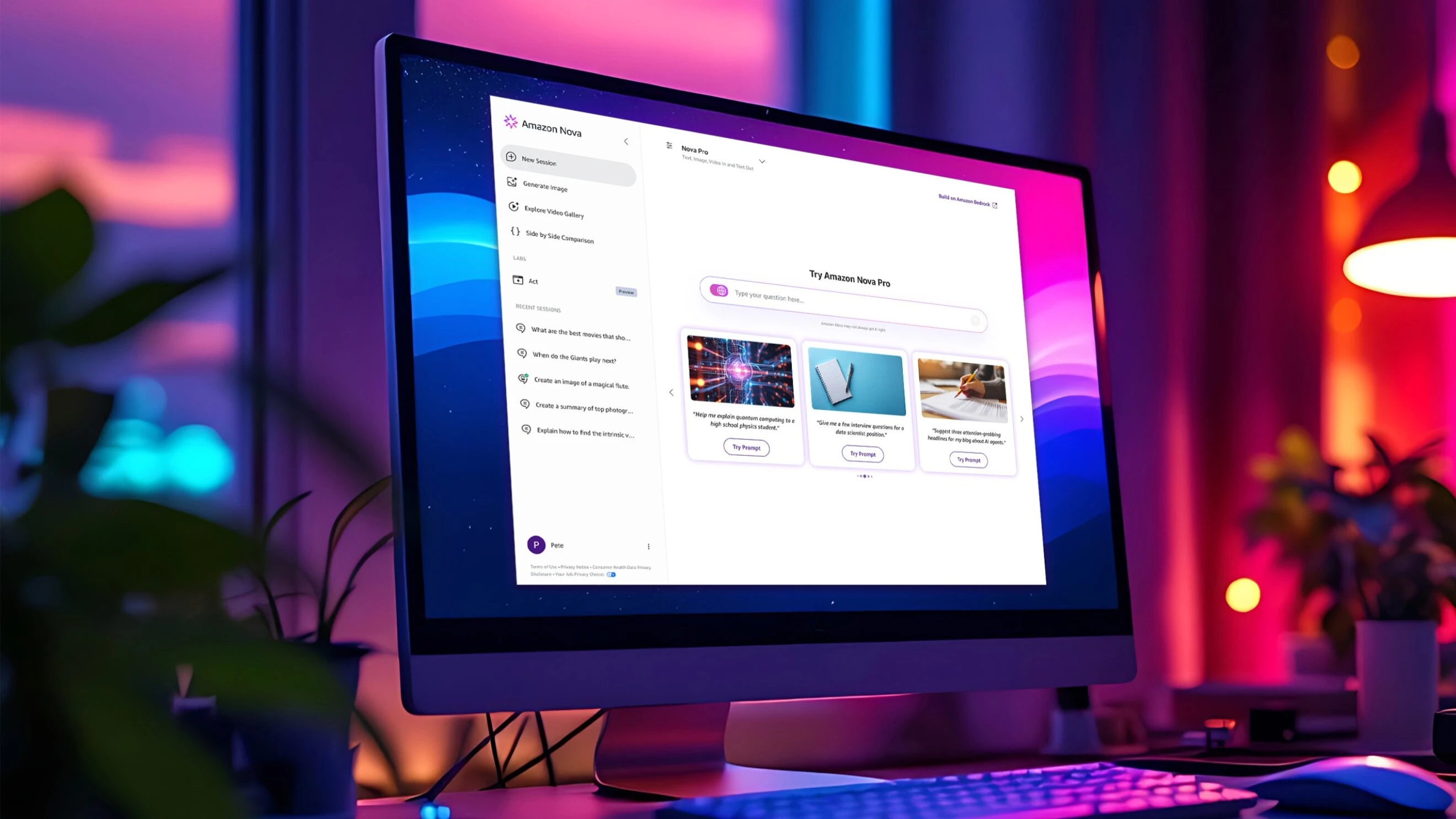 Amazon выпустил ИИ-агента, способного самостоятельно выполнять действия в браузере / Фото: Amazon