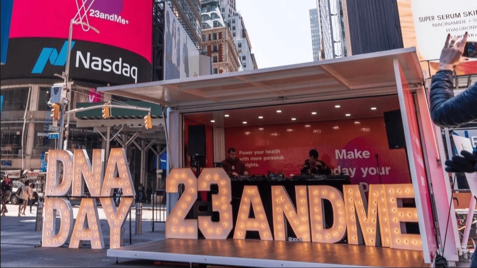 Shares of 23andMe soared 200% in over-the-counter trading after its deal with Regeneron Pharmaceuticals was announced. / Photo: Instagram 23andme