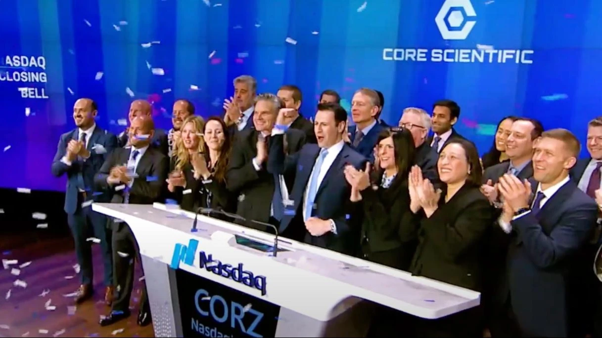 Core Scientific jumps by a third on reports of talks to be acquired by CoreWeave