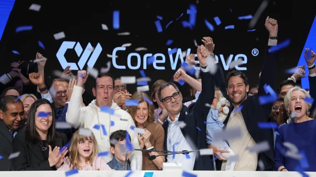 Больше 70% выручки Coreweave в первом квартале 2025 года пришлось лишь на одного клиента / Фото: X / NasdaqExchange