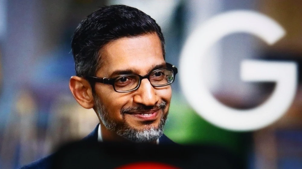 Глава Google Сундар Пичаи не исключает повторения сценария 2000 года, но уже на рынке ИИ / Фото: Shutterstock.com