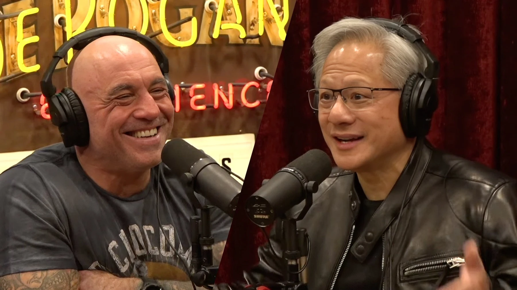 Глава Nvidia рассказал Джо Рогану, что компания несколько раз была буквально «на волоске» от банкротства / Фото: X / Nvidia