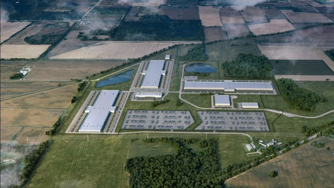 Центр обработки данных Oracle планировала построить для  OpenAI / Визуализация кампуса центра обработки данных в Мичигане / Изображение: Related Digital