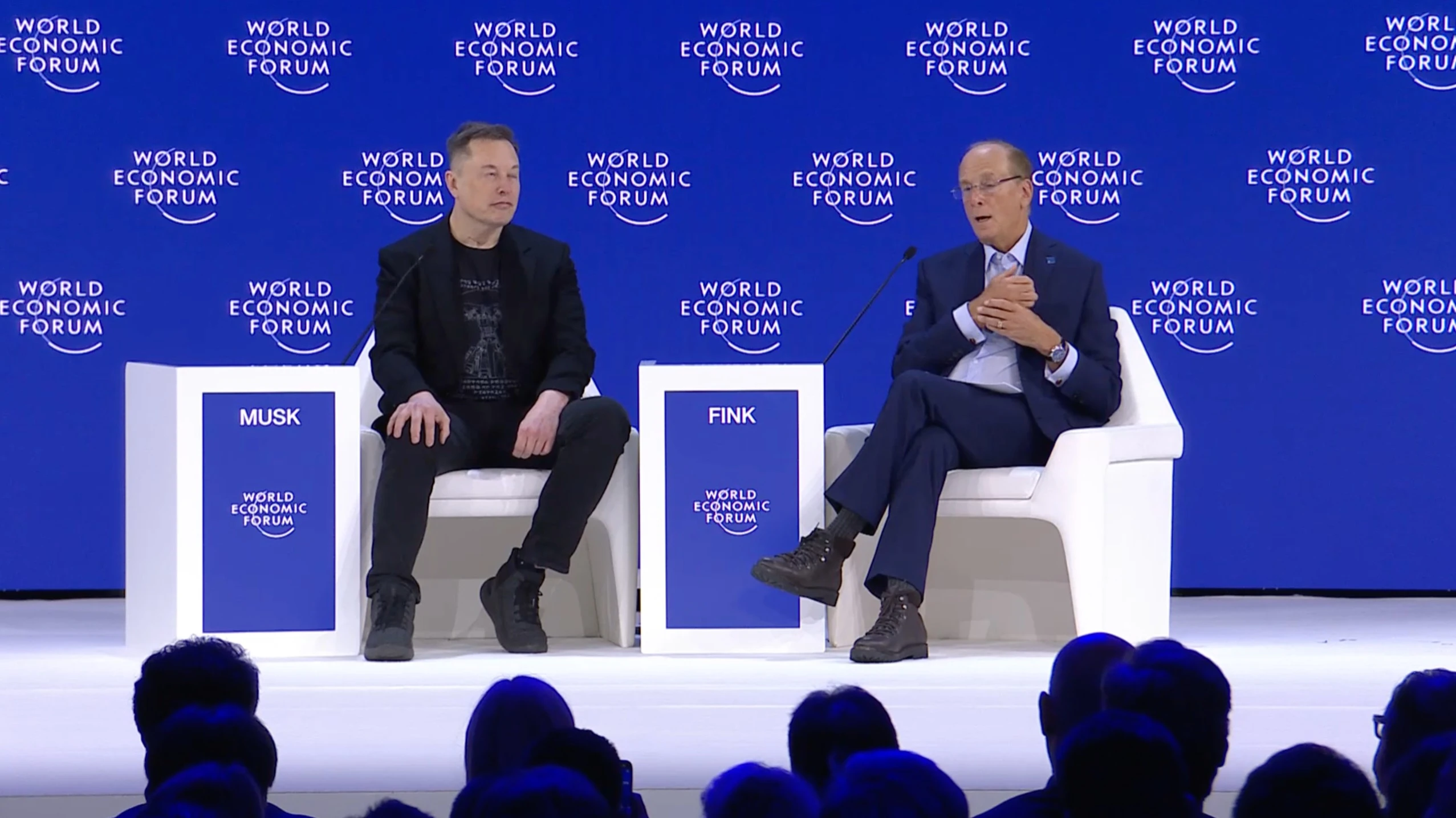 Were headed for incredible abundance: Davos hitmaker Elon Musk spoke at WEF for the first time