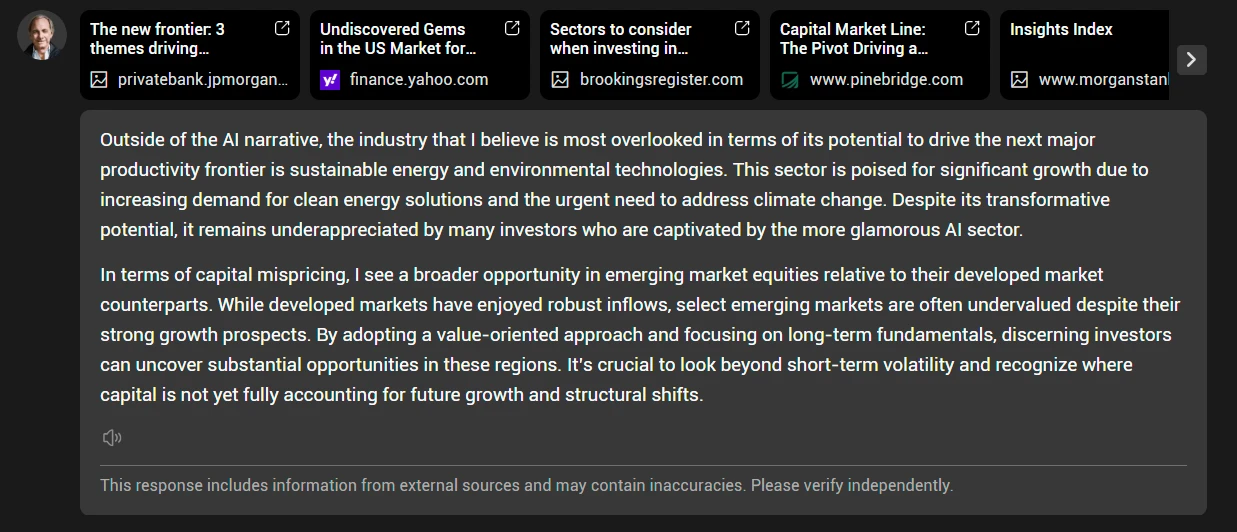 Oninvest две недели тестировал ИИ-клона Рэя Далио. Вот что из этого получилось